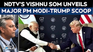 NDTV's Vishnu Som Breaks Biggest Headline From PM Modi-Trump Bilateral