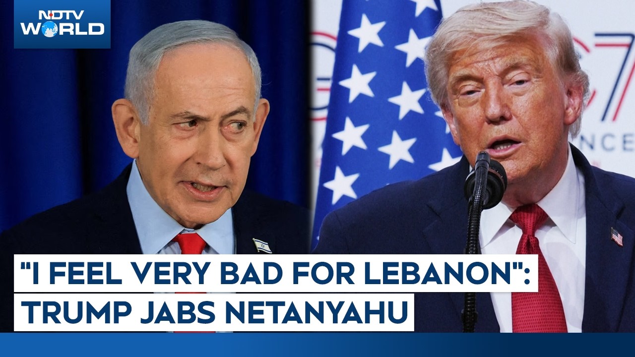 Trump Press Conference | "I Feel Bad For Lebanon": Trump Jabs Benjamin Netanyahu At G7