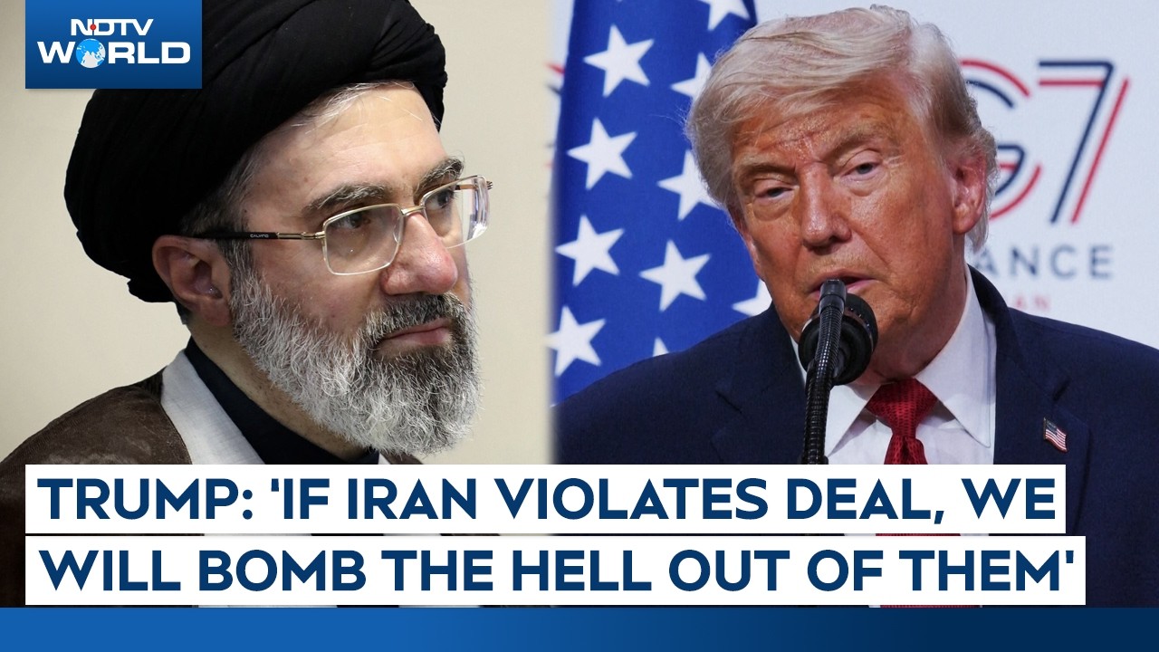Trump On Iran | If Iran Violates Agreement, Trump Says Us Will &lsquo;bomb The Hell Out Of Them&rsquo;