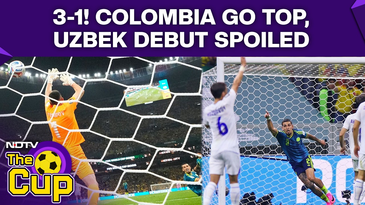 FIFA World Cup | Colombia vs l Uzbekistan Highlights | Colombia Spoil Uzbekistan Debut With 3-1 Win