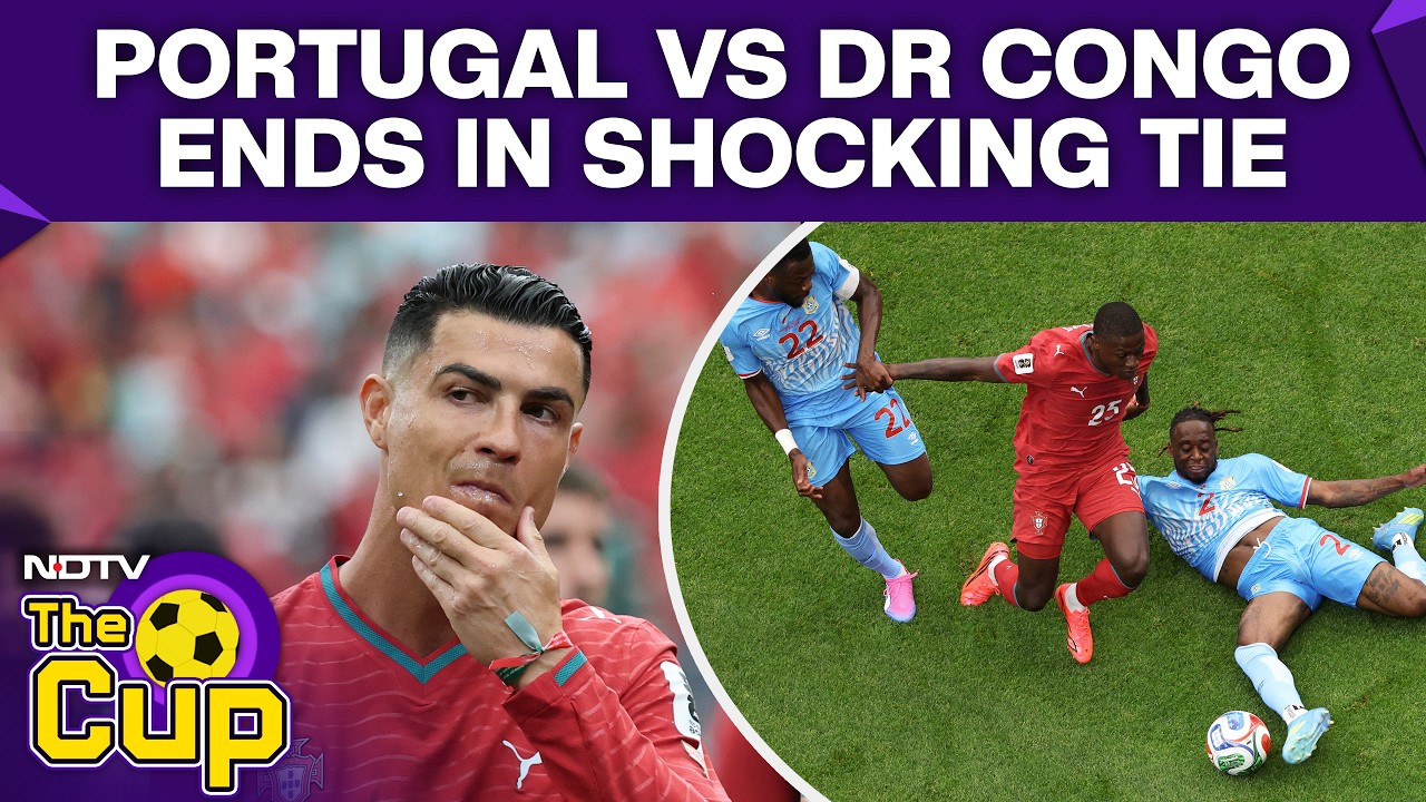 FIFA World Cup 2026 | Portugal Vs Dr Congo Match Ends In Shocking Draw, Dr Congo Fans React