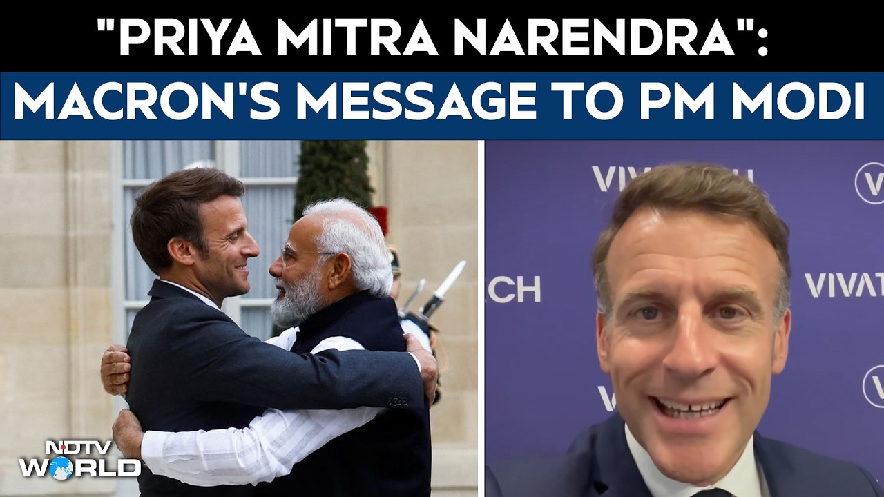 "Priya Mitra Narendra": French President Macron's Message To PM Modi In Hindi After G7 Summit