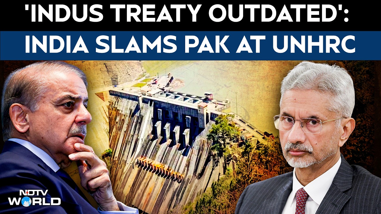 India Calls Indus Waters Treaty 'Outdated', Hits Out At Pakistan At UNHRC