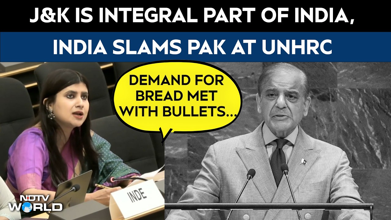 India Pakistan Tensions | J&K Is Integral Part Of India, India Slams Pak At UNHRC
