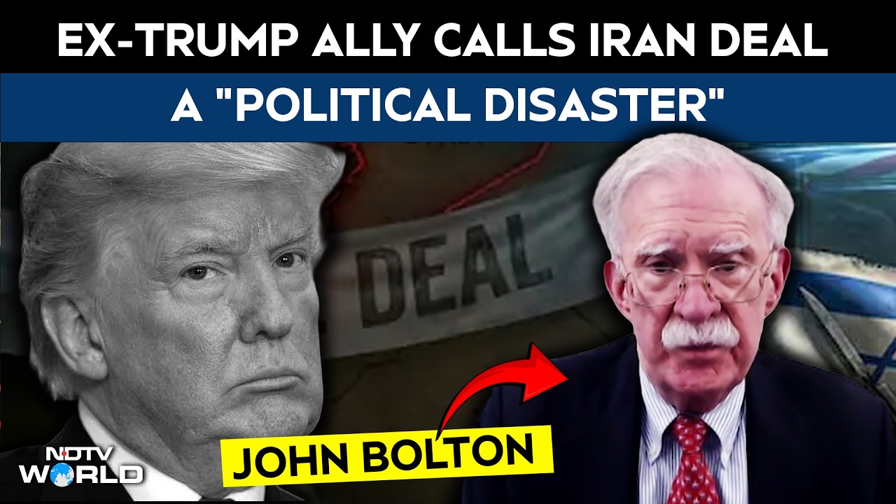 "He Blinked": Ex-Trump Ally John Bolton Calls Iran Deal A "Political Disaster"
