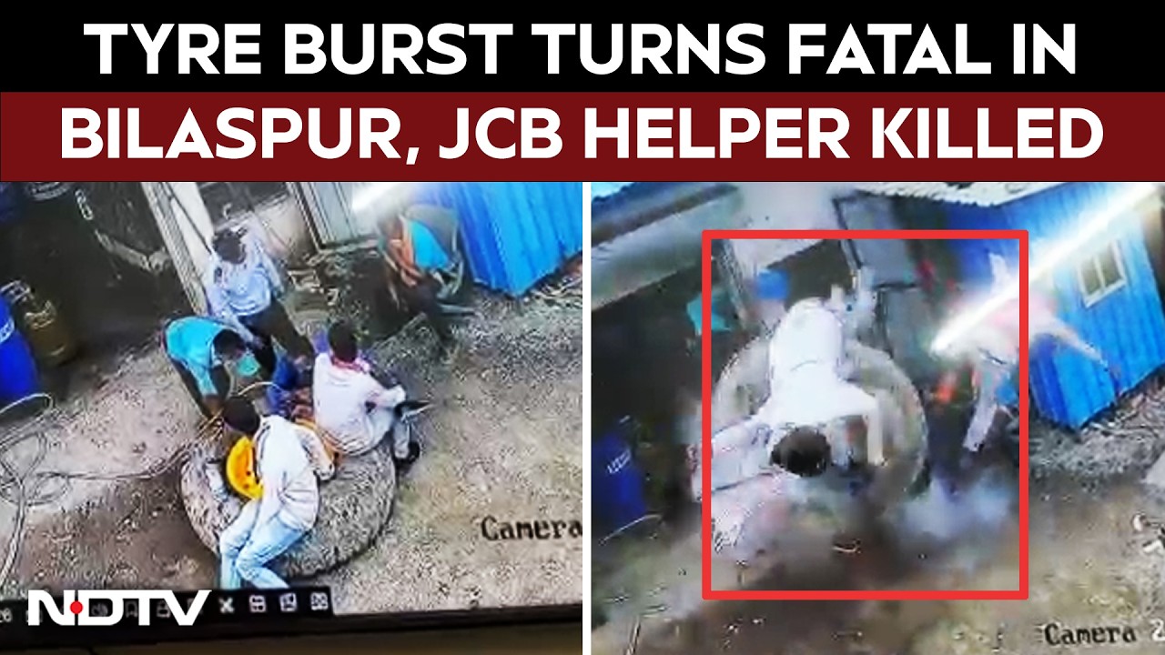 Tyre Burst Turns Fatal In Bilaspur, JCB Helper Killed