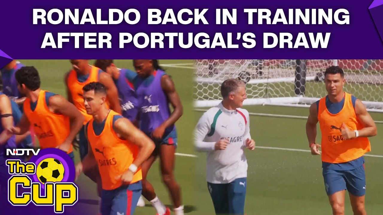Cristiano Ronaldo | Under-Fire Ronaldo Returns To Training After Draw Ahead Of Uzbekistan Clash