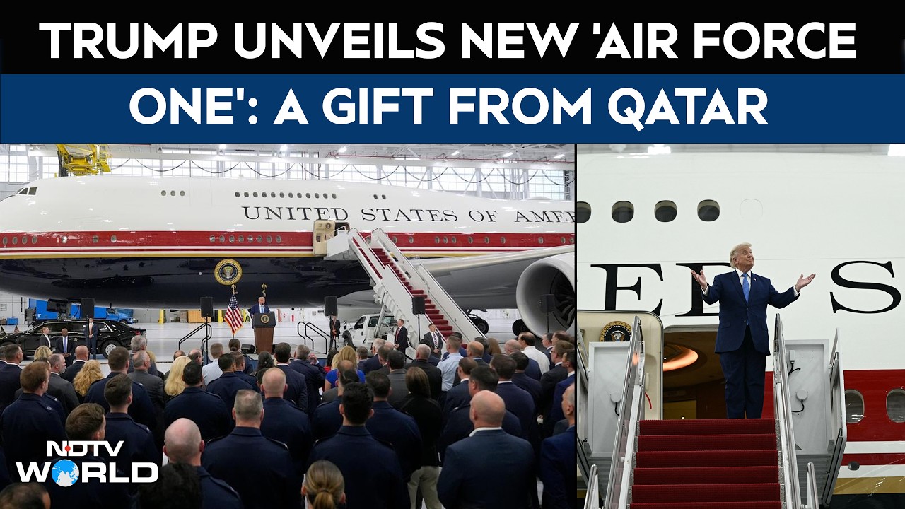 Trump Latest News | Trump Unveils The New Air Force One, A Converted Qatari Jet