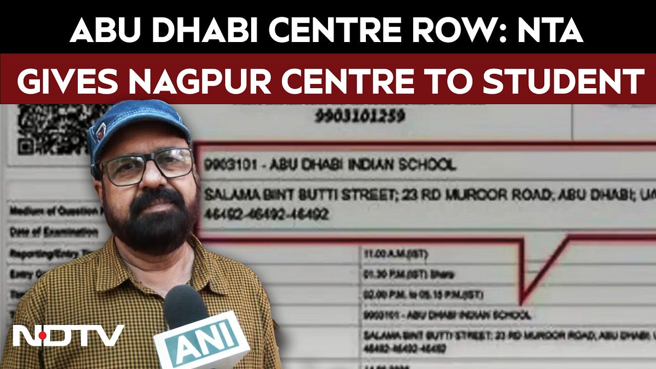 After UAE Centre Row, NTA Allots Nagpur Venue To NEET Candidate