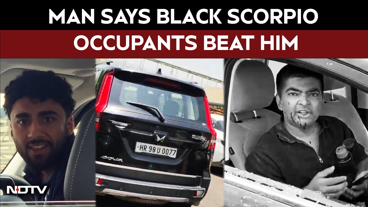 Delhi News | Road Rage Attack Alleged: Man Says Black Scorpio Occupants Beat Him, Vandalised Car