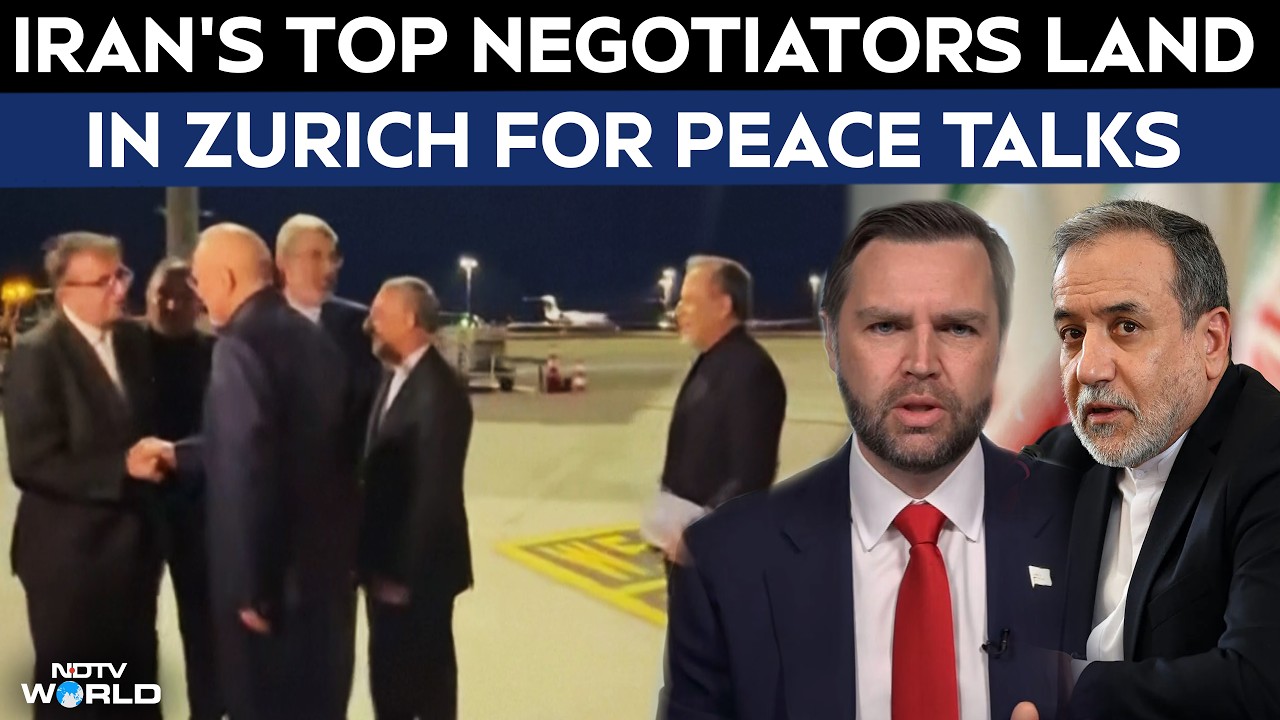 US-Iran Peace Deal | Iran Delegation Reaches Zurich For Key US Peace Talks
