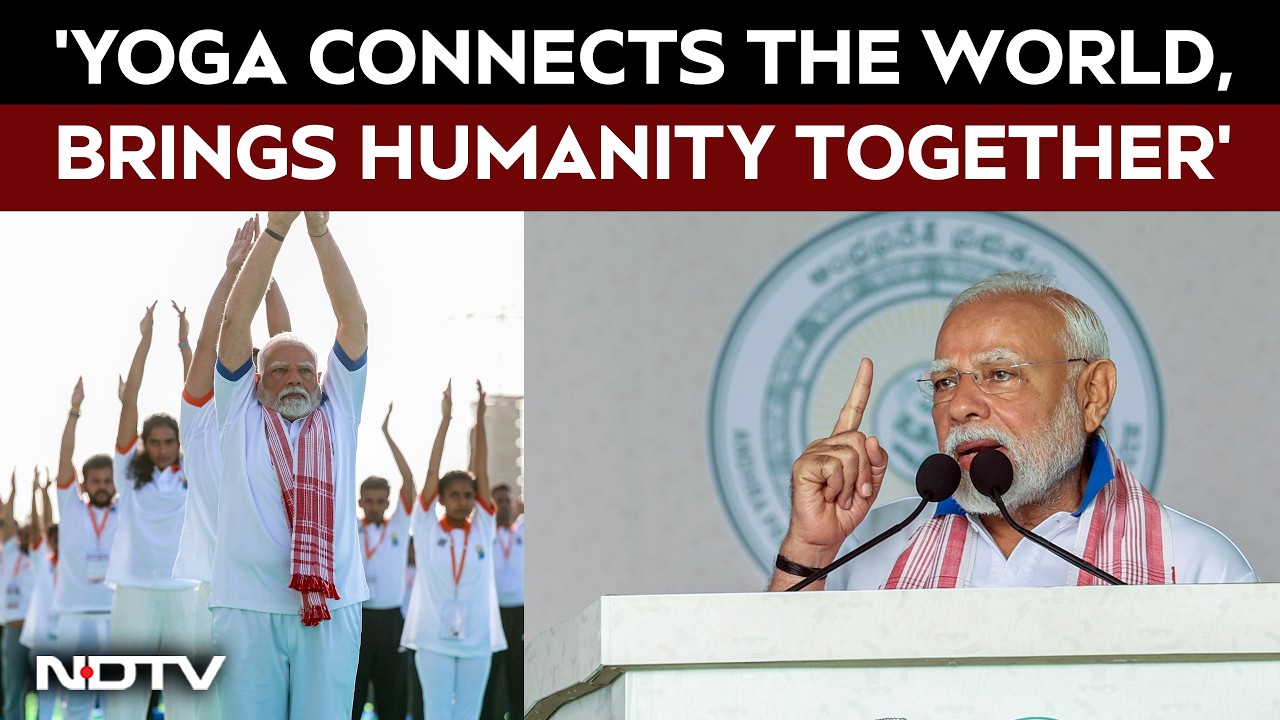 "It Connects Us All": PM Modi Leads 12th International Yoga Day Event In Kolkata