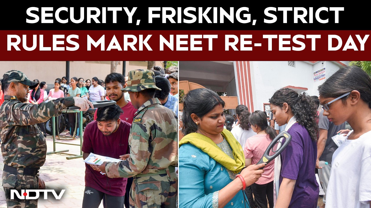 NEET Exam News Today | 95,000 Centres Under Watch For High-Stakes NEET Re-Exam