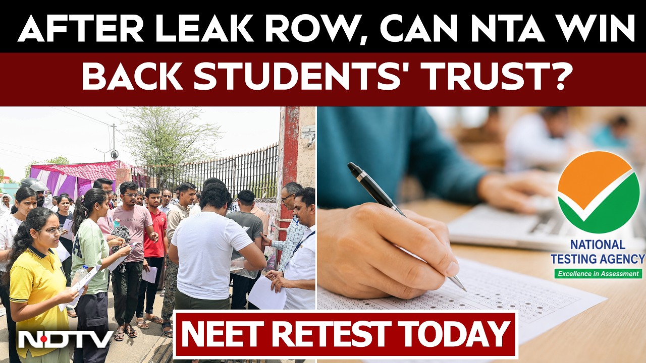 NEET 2026 | NEET Re-Test Today Under Tight Security, NTA Sends Message
