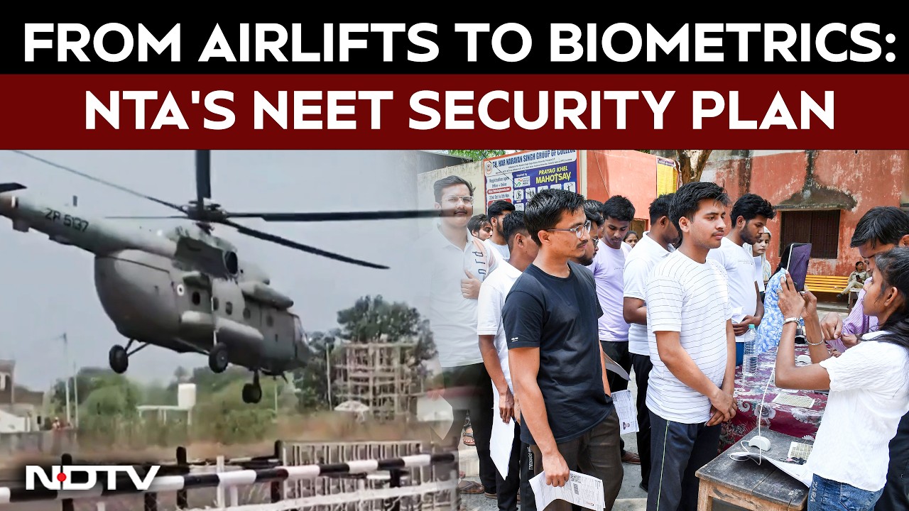NEET Exam Today | 2.5 Lakh Security Personnel Deployed For NEET Re-Test