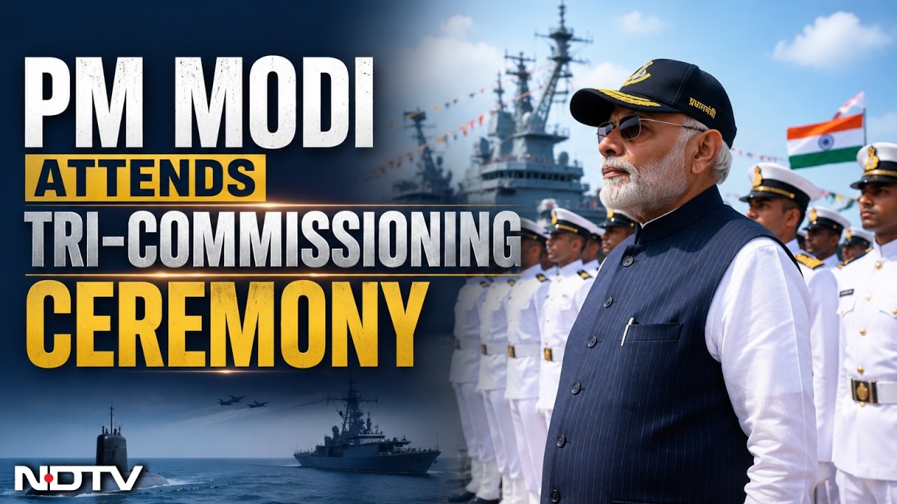 PM Modi News | India Gets 3 New Warships, PM Modi Commissions Homemade Dunagiri, Sanshodhak, Agray