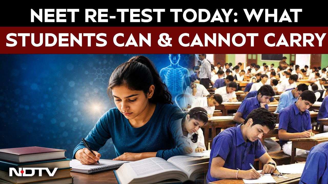 NEET Re-Exam: Long List Of Banned Items For Candidates