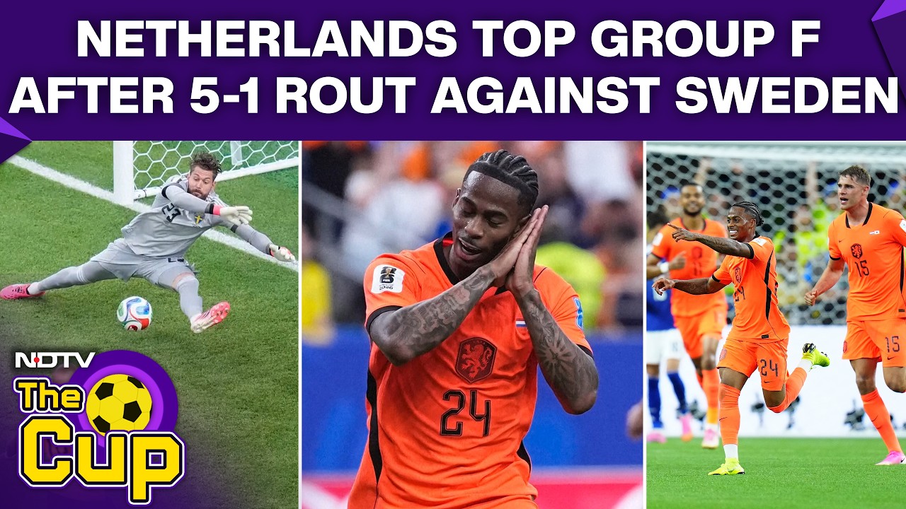 FIFA World Cup 2026: Netherlands Beat Sweden 5-1 As Gakpo And Brobbey Score Twice Each