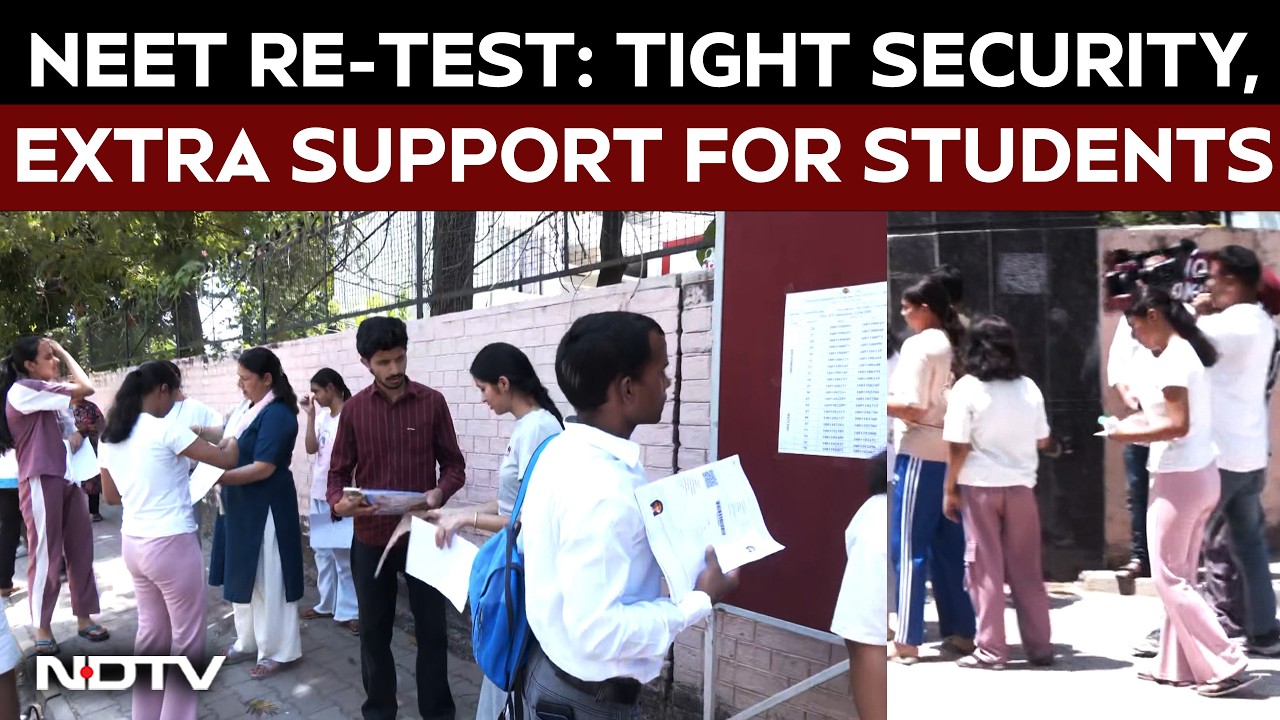 Multi-Layered Security Across India Ahead Of NEET Re-Test