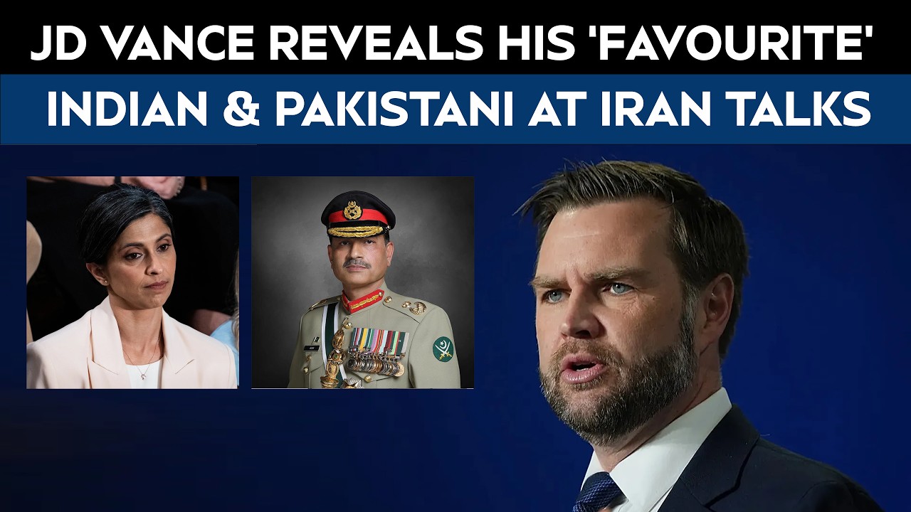 JD Vance News | JD Vance Names His 2 "Favourite" Indian, Pakistani People. One Is Asim Munir