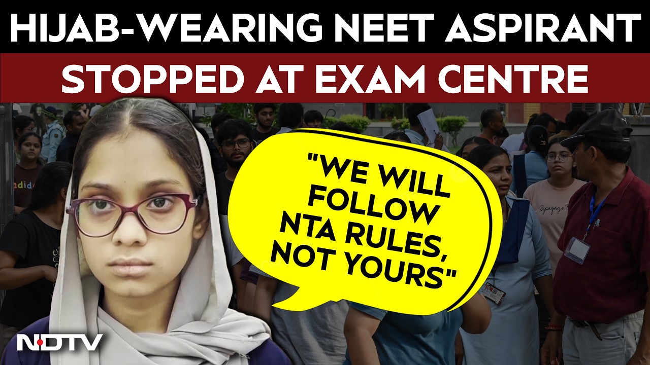 Hijab-Wearing NEET Aspirant Stopped at Ajmer Exam Centre, Sparks Controversy