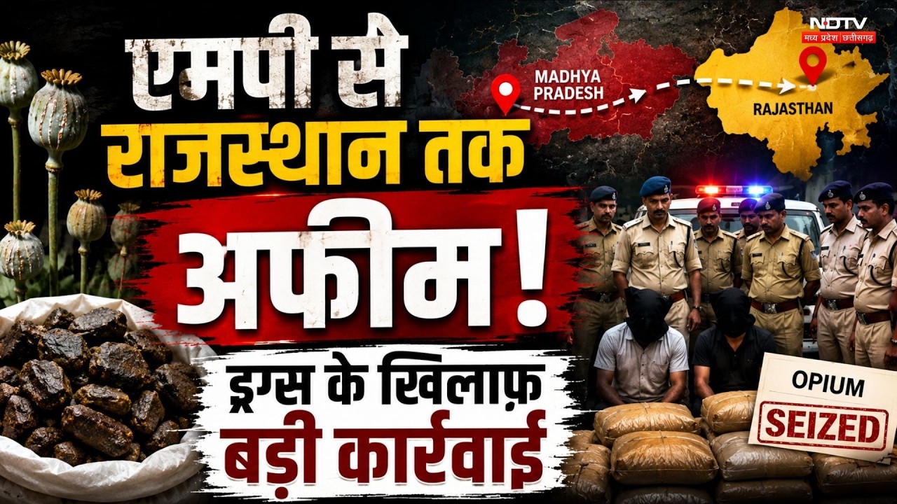 Drug Seizure Case: MP से Rajasthan तक Opium, Drugs के खिलाफ बड़ी कार्रवाई