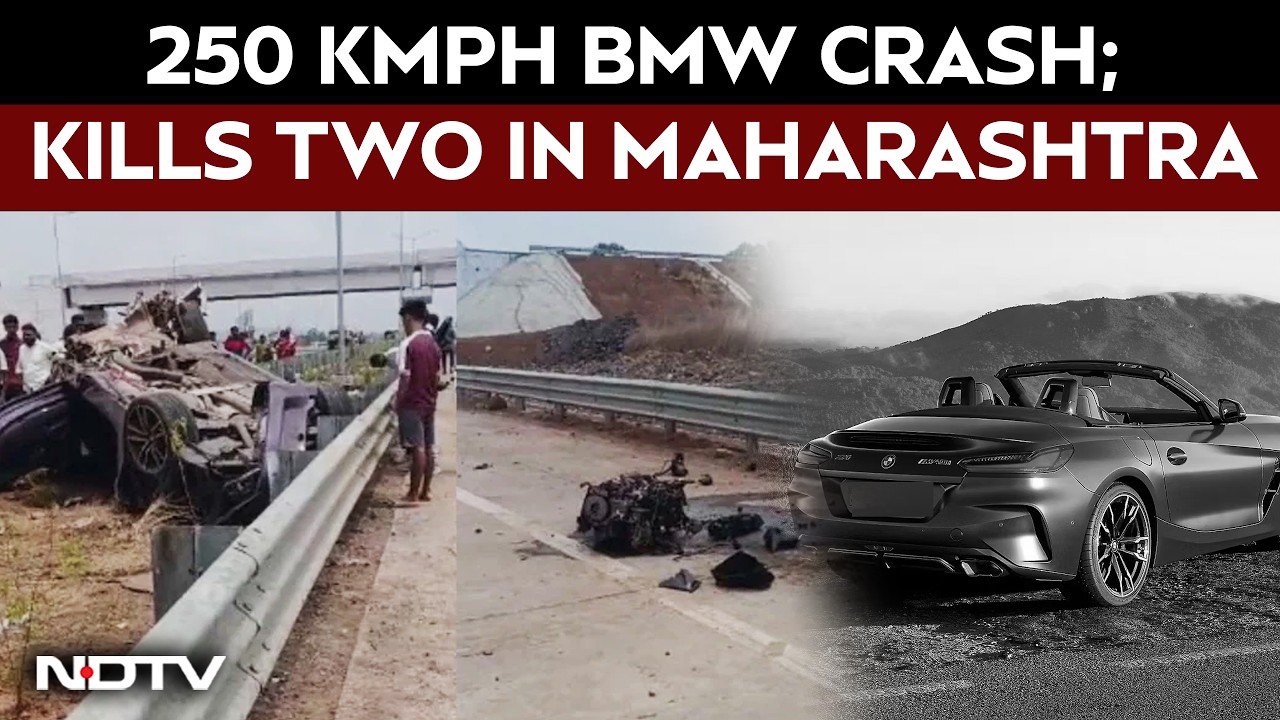 BMW Accident | 2 Killed As BMW Z4 Crashes At 250 kmph Near Mumbai, Body Parts Scattered