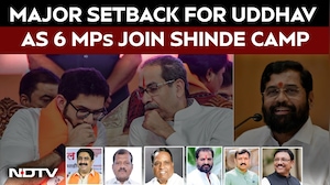 Major Setback For Uddhav As Six MPs Join Eknath Shinde Camp