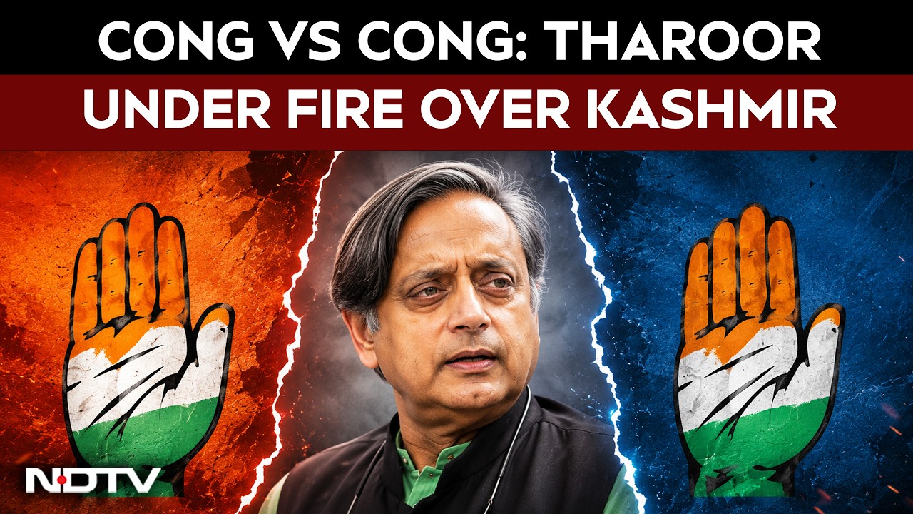 Congress vs Congress: Shashi Tharoor's Kashmir Remark Triggers Party Storm