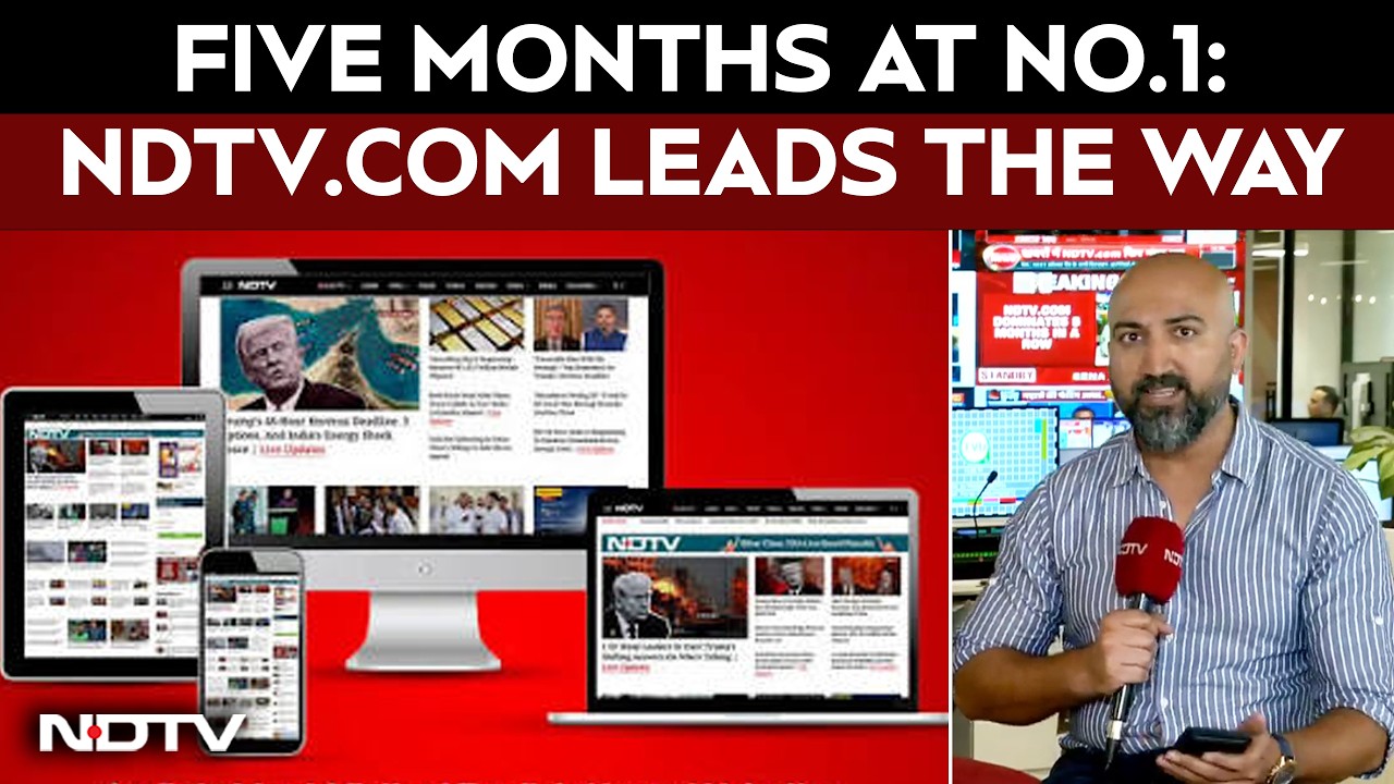 NDTV.com Retains No.1 Spot Among English News Websites