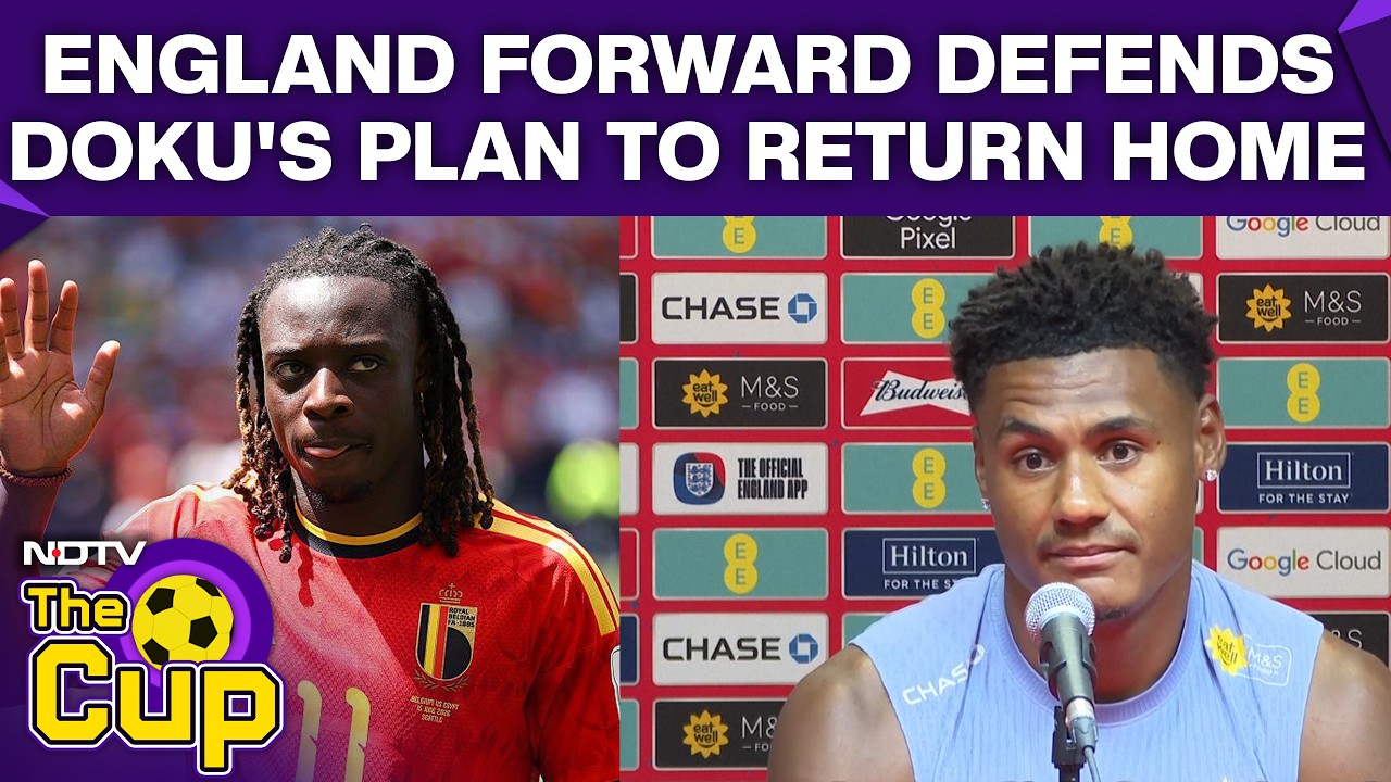 England Forward Ollie Watkins Defends Jeremy Doku's Plan To Return Home: 'Nobody Else's Business'