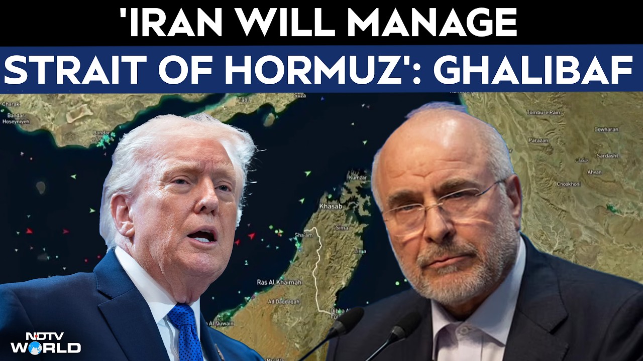 US Iran Deal Latest News | 'Iran Will Manage Strait Of Hormuz': Speaker Mohammad Bagher Ghalibaf