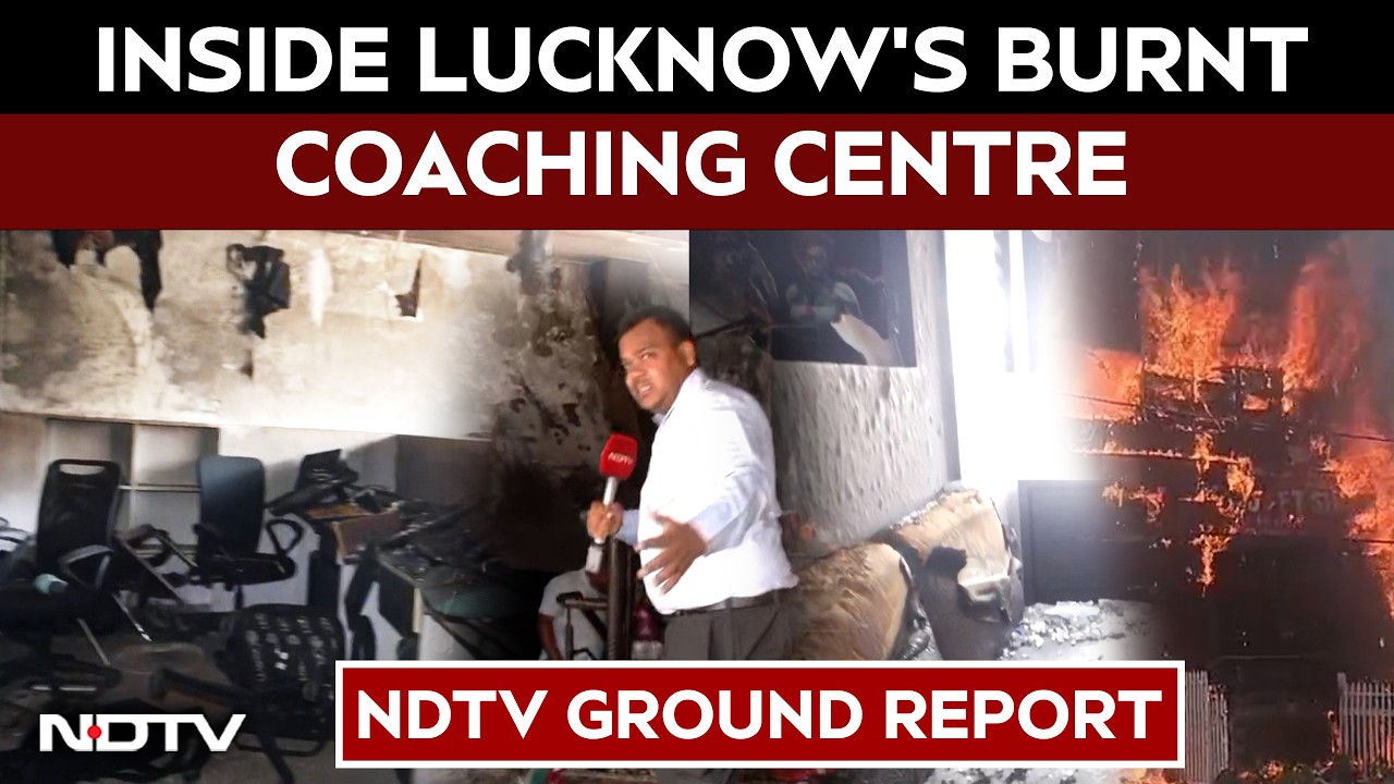 NDTV Accesses Gutted Lucknow Coaching Centre After Deadly Blaze