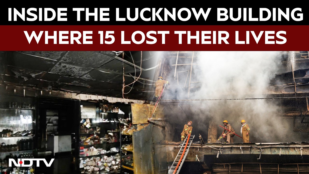 Lucknow Fire News | Burnt Classrooms, Melted Computers: Inside Lucknow Fire Site