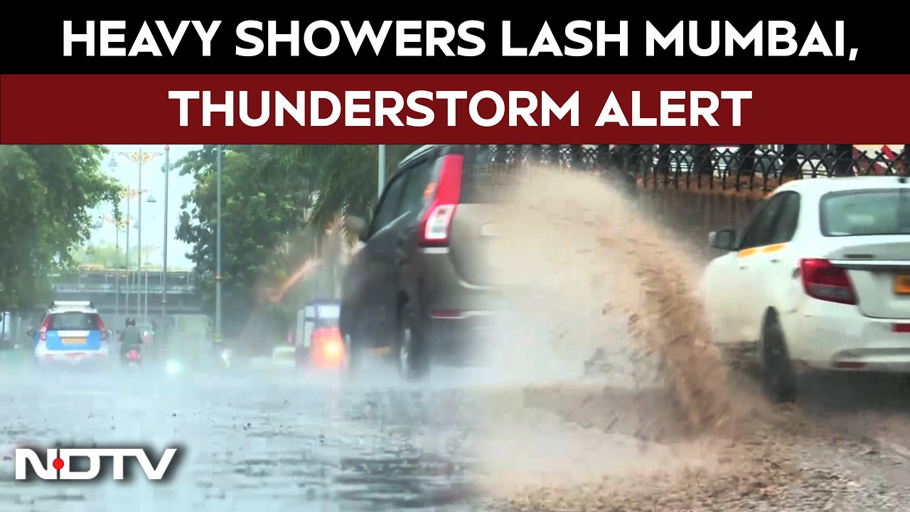 Rain Lashes Parts Of Mumbai As City Witness Pre-Monsoon Showers With Lightning