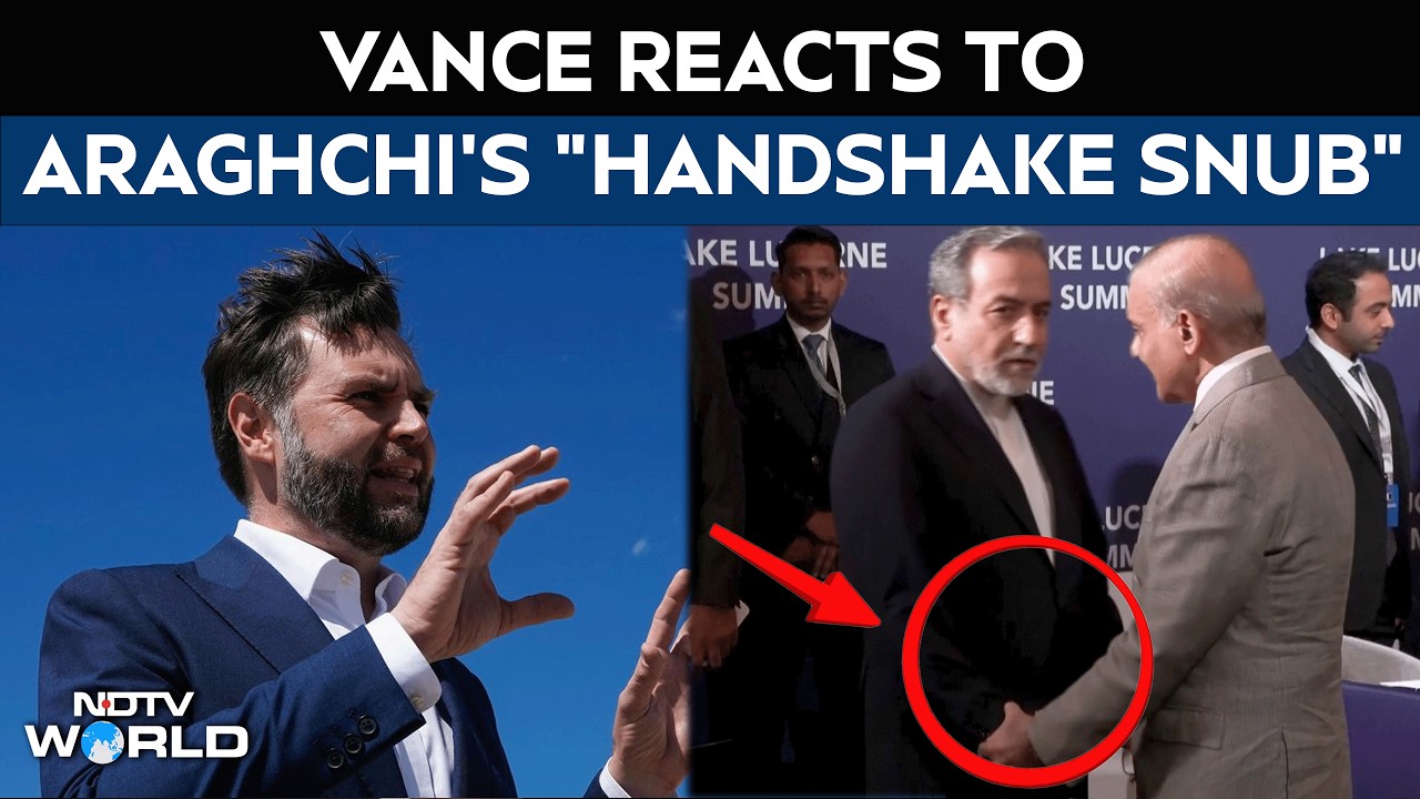 US Iran Talks | "I Find Iranians Confusing": JD Vance Reacts to Iran FM Araghchi's Handshake Snub