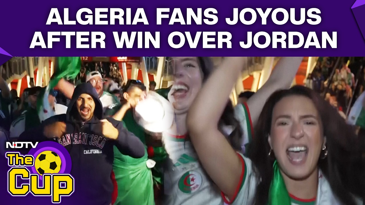 Algeria Fans Joyous After 2-1 World Cup Win Over Jordan