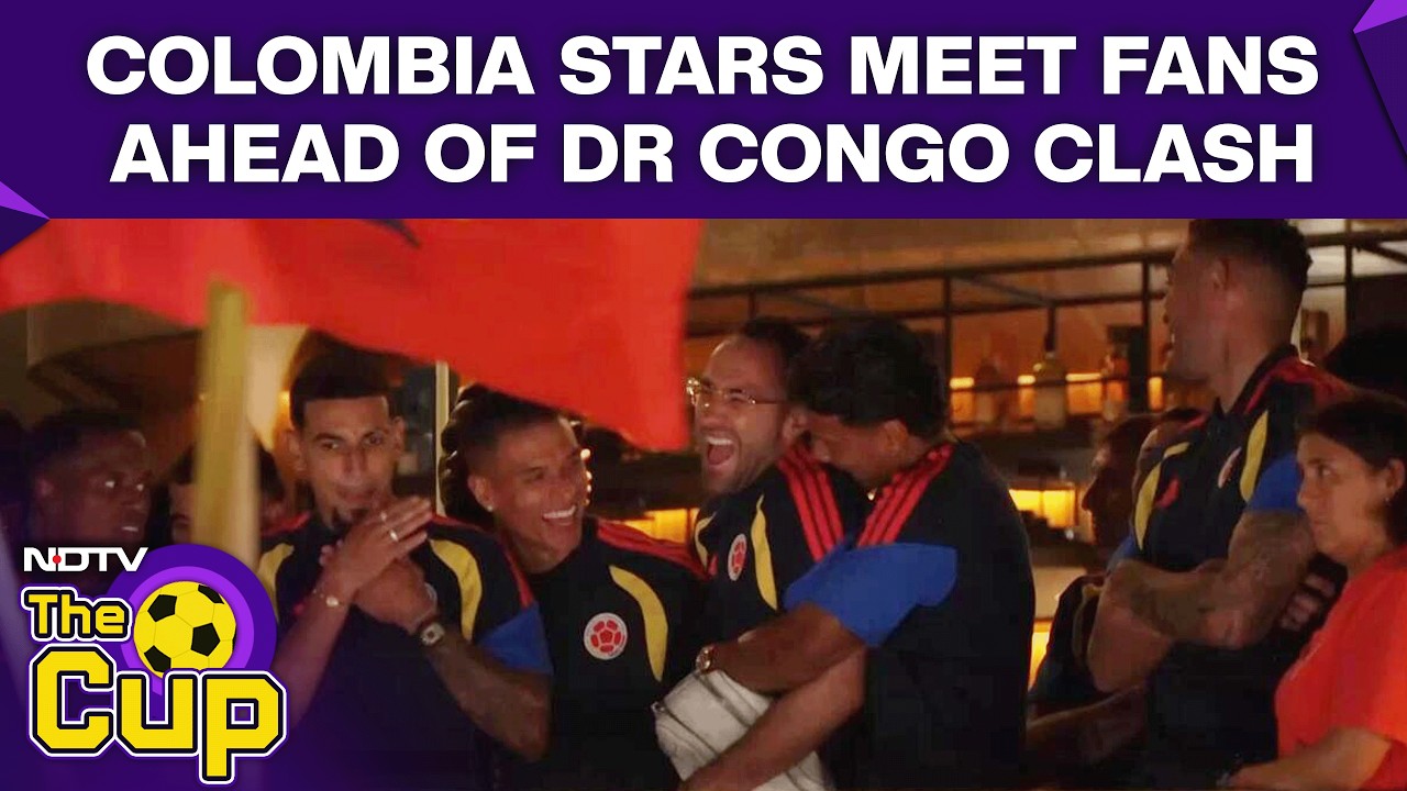FIFA World Cup | Colombia Players Greet Fans In Mexico Ahead Of Match Against DR Congo