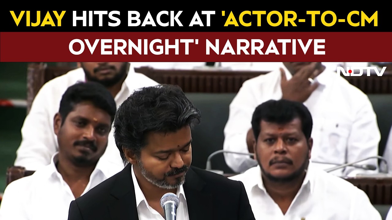 Vijay Hits Back At 'Actor-To-CM Overnight' Narrative