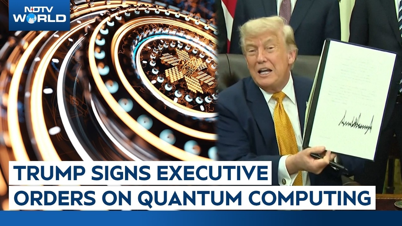 Trump Signs Two Executive Orders To Boost The US Quantum Computing Industry