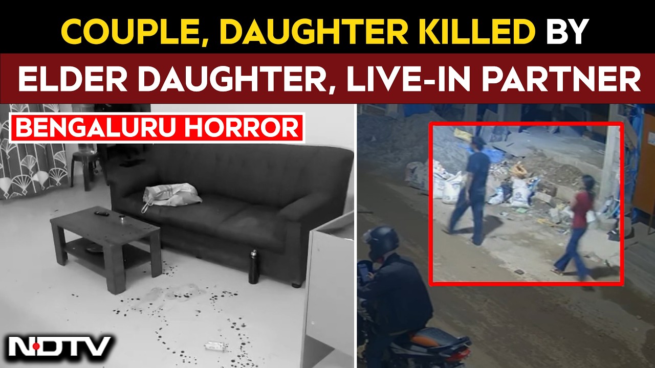 Bengaluru Couple, Daughter Killed By Elder Daughter, Live-In Partner With Machete