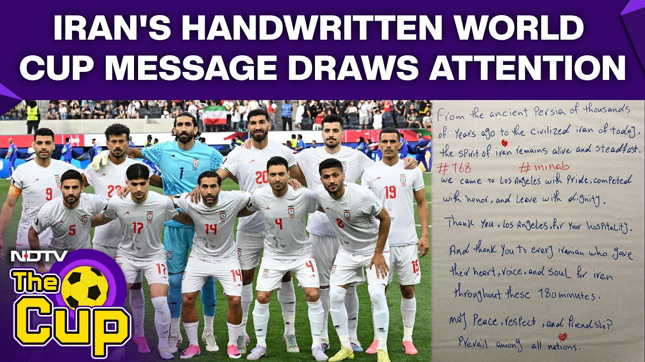Iran Football Team | Iran's World Cup Message: Peace, Pride And Remembrance
