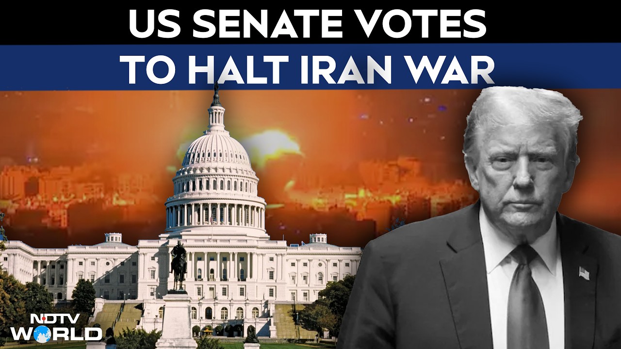 Iran War News Today | US Senate Votes To Halt Iran War In Rebuke To Trump
