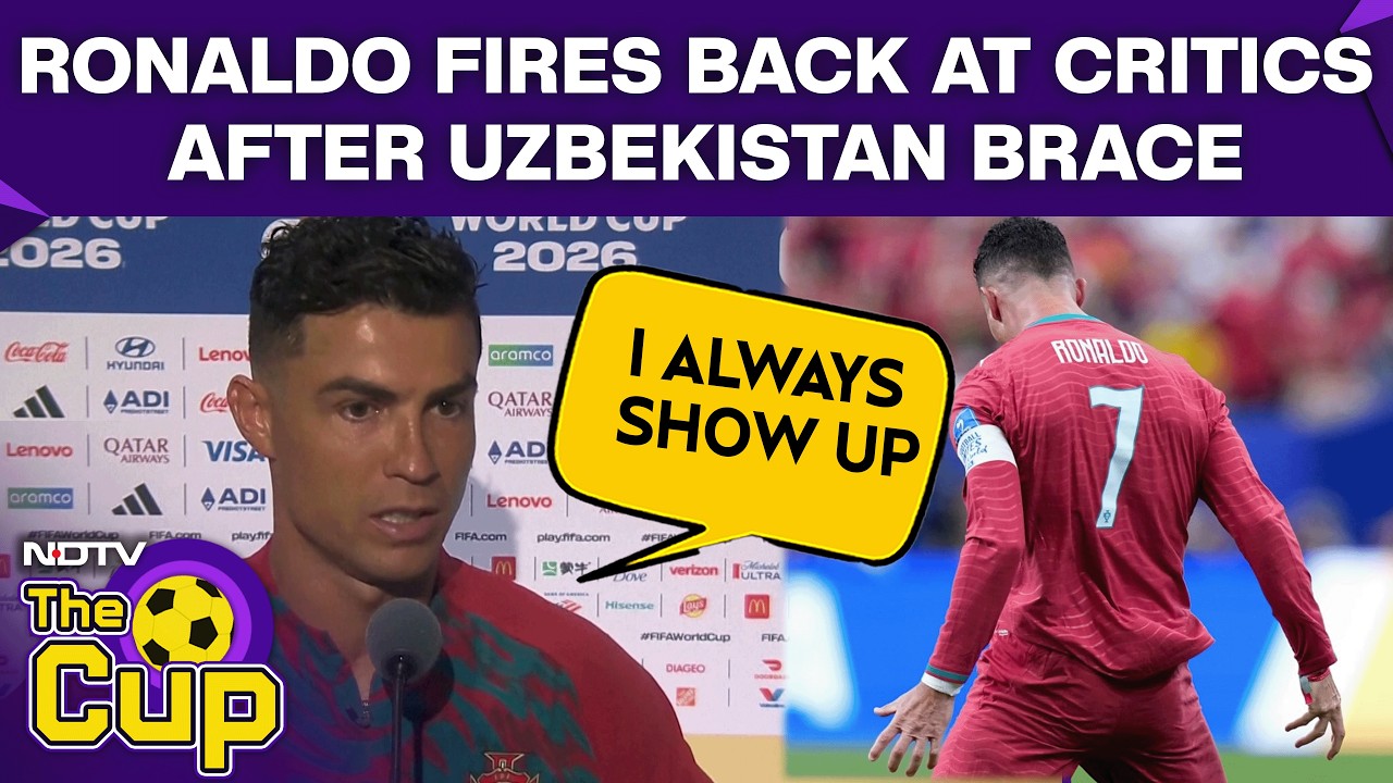 FIFA World Cup 2026 | Ronaldo Fires Back At Critics After Uzbekistan Win, Says I Always Show Up