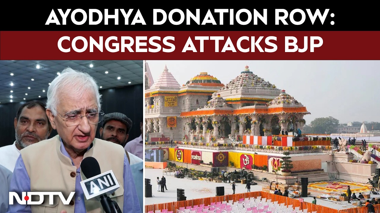 Congress Targets BJP Over Alleged Irregularities In Ayodhya Donations