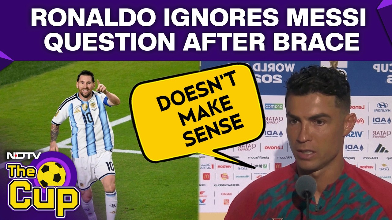 FIFA World Cup 2026 | "Next Question": Ronaldo Miffed By Journo's Question On Messi After Brace