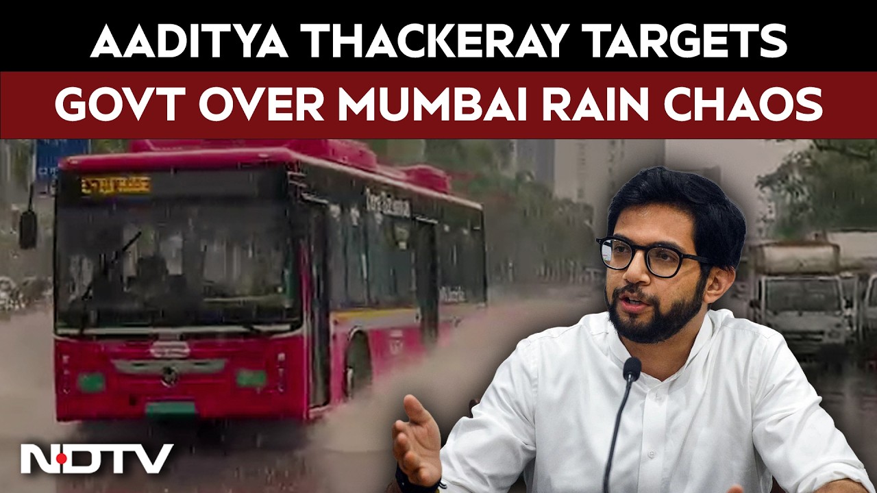 Aaditya Thackeray Slams Maharashtra Govt Over Mumbai Monsoon Chaos