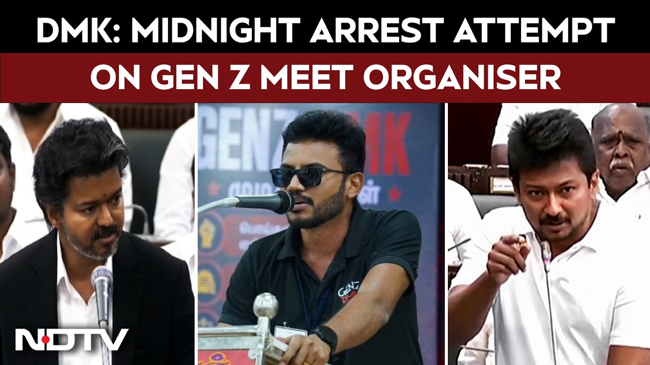 Tamil Nadu News | DMK Alleges Midnight Arrest Attempt On Gen Z Meet Organiser