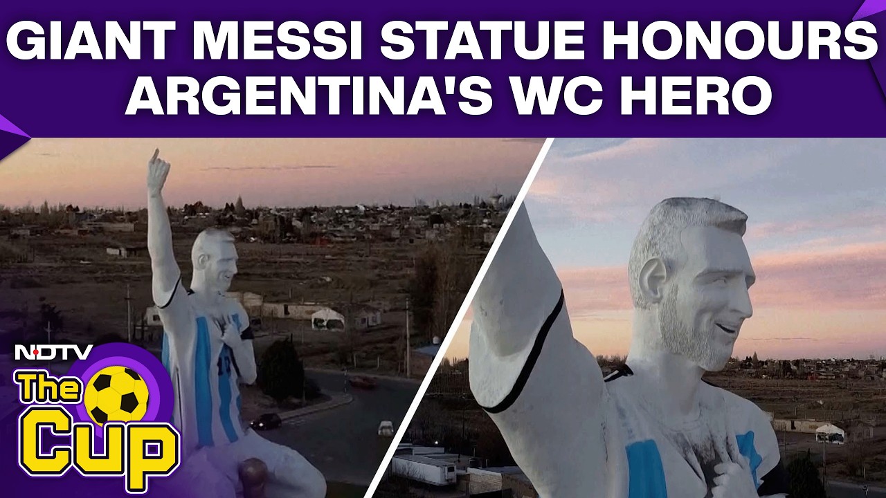 Argentina Honours Messi With Giant Statue And Massive Community Mural