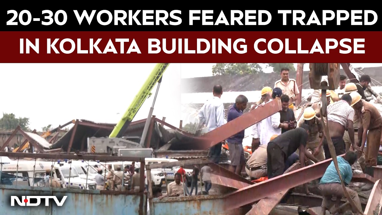Under-Construction Building Collapses In Kolkata, Workers Feared Trapped